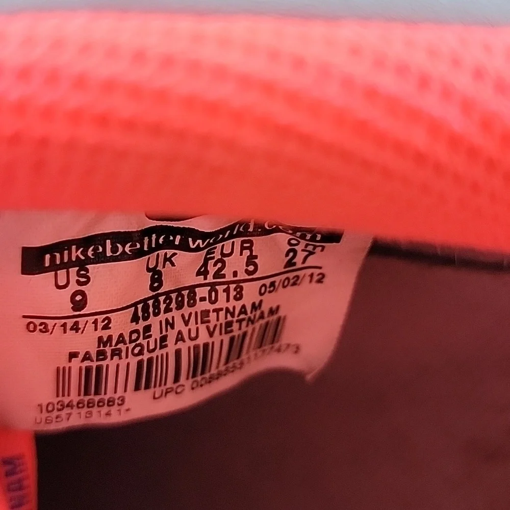 Nike Air Force 1 Low Grey, Royal Blue, Hot Pink March 2012 - Picture 7 of 7